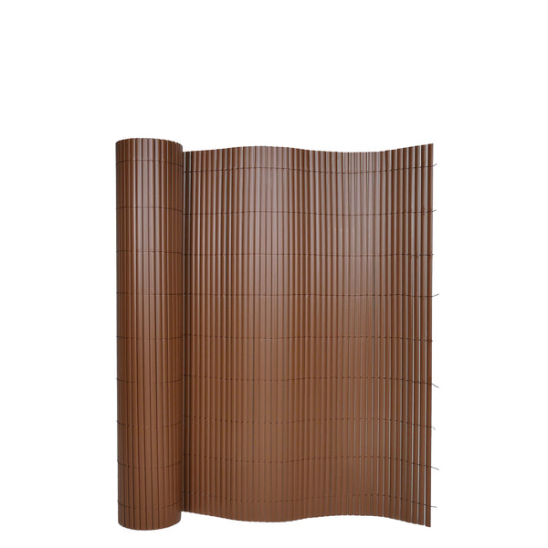 Telo frangivista in PVC 500 x 120 cm marrone