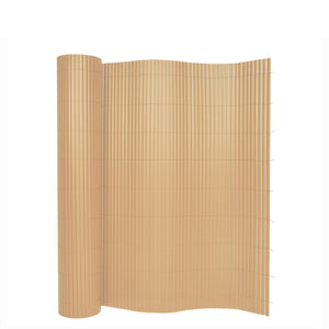 Tappetino frangivista in PVC 500 x 160 cm effetto bambù