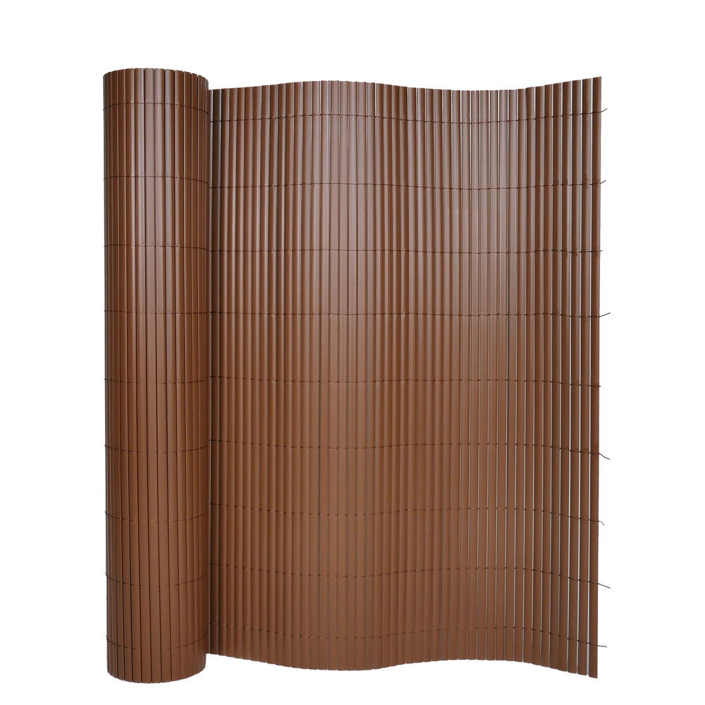 Sichtschutzmatte PVC 500 x 200 cm braun