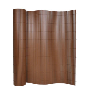 Telo frangivista in PVC 500 x 200 cm marrone