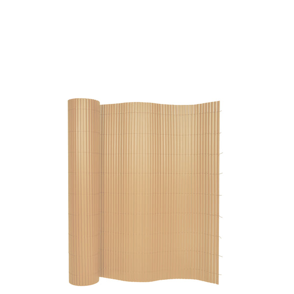 Tappetino frangivista in PVC 400 x 80 cm effetto bambù