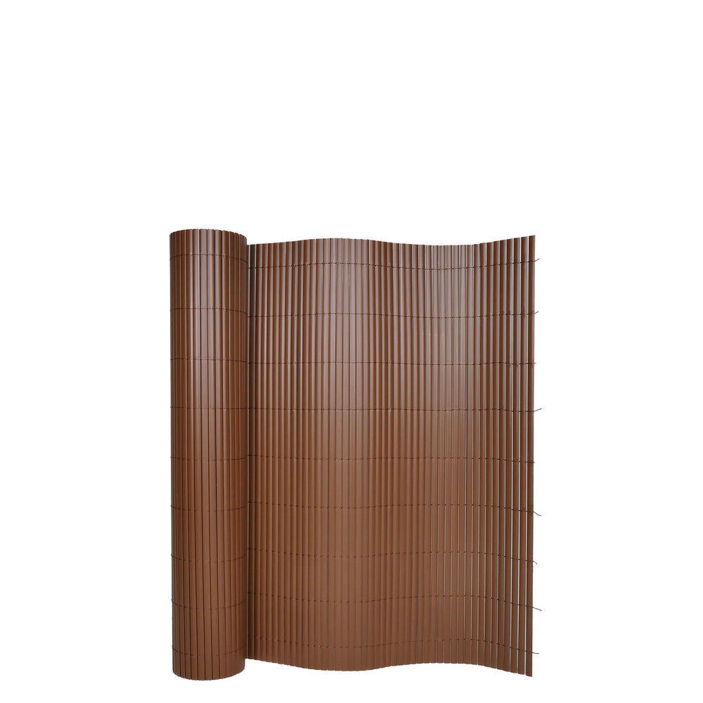 Sichtschutzmatte PVC 500 x 80 cm braun
