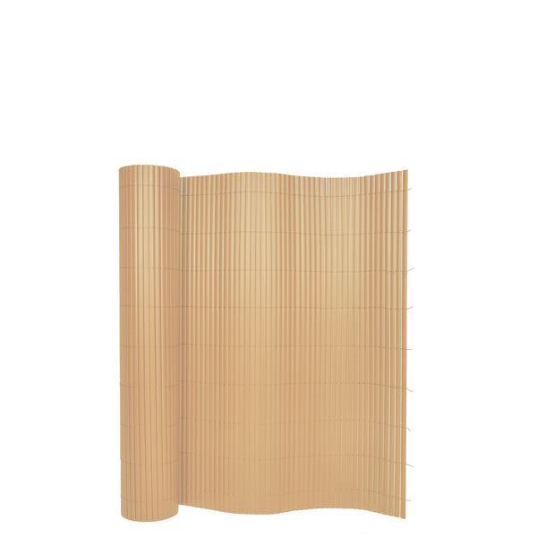 Tappetino frangivista in PVC 500 x 90 cm effetto bambù