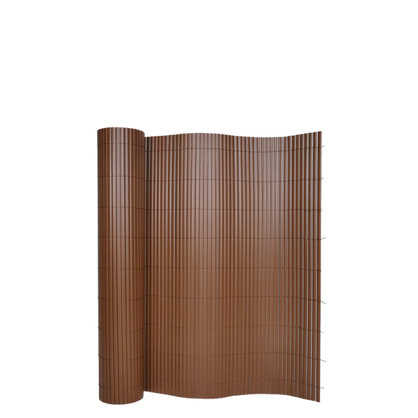 Telo frangivista in PVC 500 x 90 cm marrone
