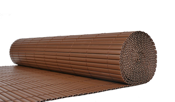 Telo frangivista in PVC 500 x 100 cm marrone