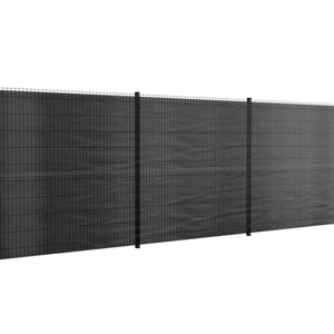 Pannello di recinzione per la privacy 1500 x 200 cm antracite