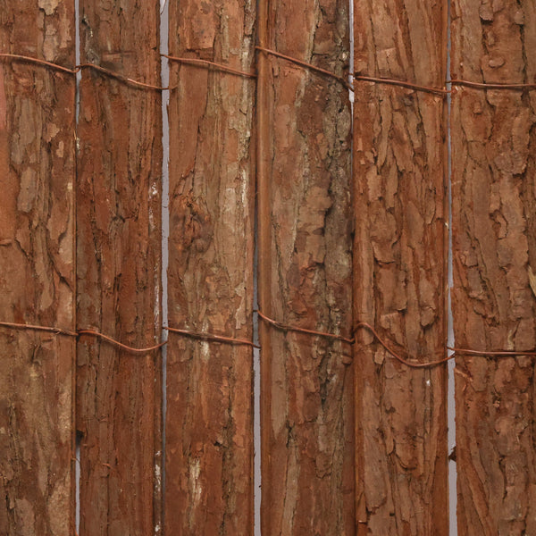 Recinzione per la privacy in corteccia 300 x 90 cm