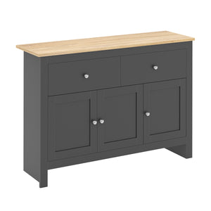 Sideboard ARLES 117 x 35 x 82 cm anthrazit