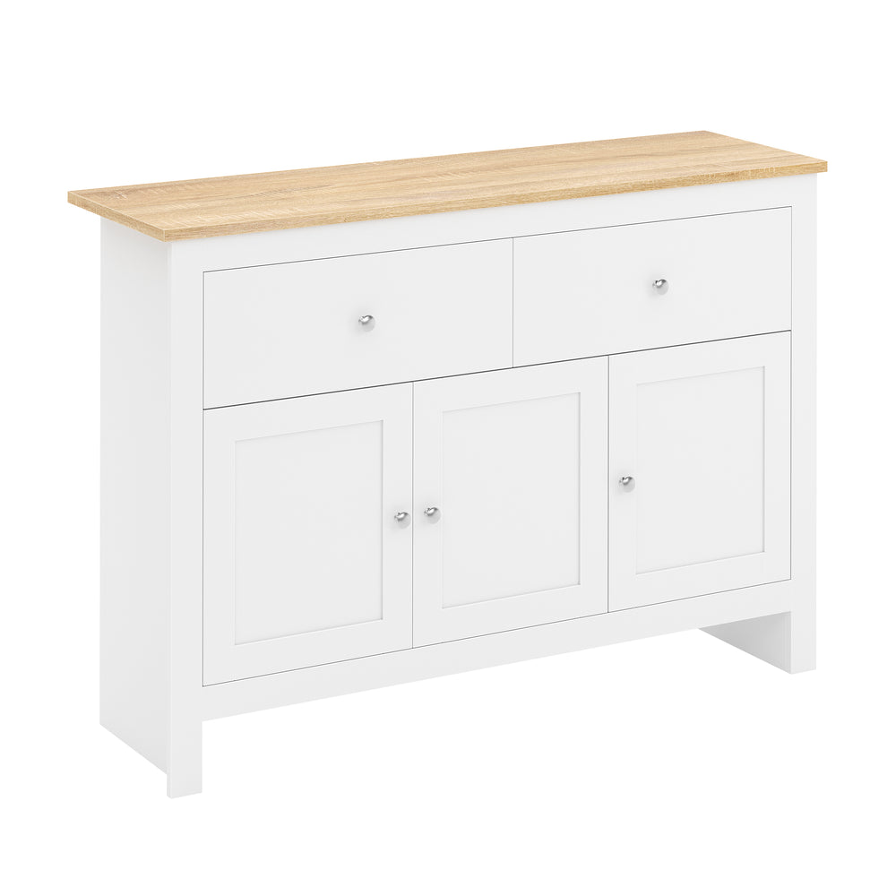 Sideboard ARLES 117 x 35 x 82 cm weiss