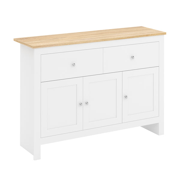 Sideboard ARLES 117 x 35 x 82 cm weiss