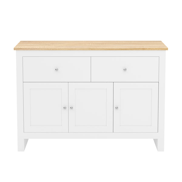 Sideboard ARLES 117 x 35 x 82 cm weiss