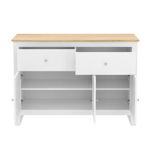 Sideboard ARLES 117 x 35 x 82 cm weiss