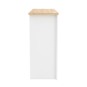 Sideboard ARLES 117 x 35 x 82 cm weiss