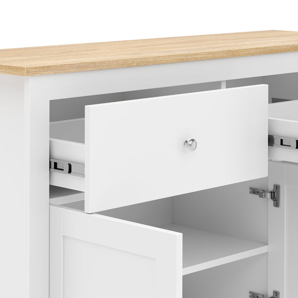 Sideboard ARLES 117 x 35 x 82 cm weiss