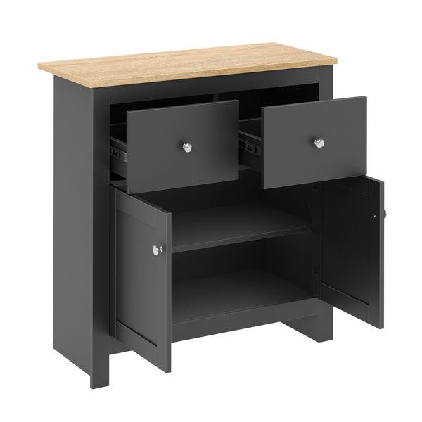 Sideboard ARLES 79 x 35 x 80 cm anthrazit