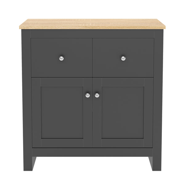 Sideboard ARLES 79 x 35 x 80 cm anthrazit