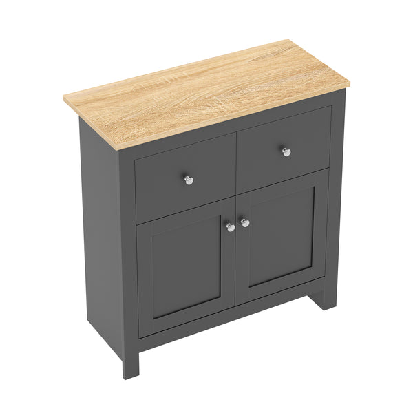 Sideboard ARLES 79 x 35 x 80 cm anthrazit