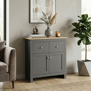 Sideboard ARLES 79 x 35 x 80 cm anthrazit