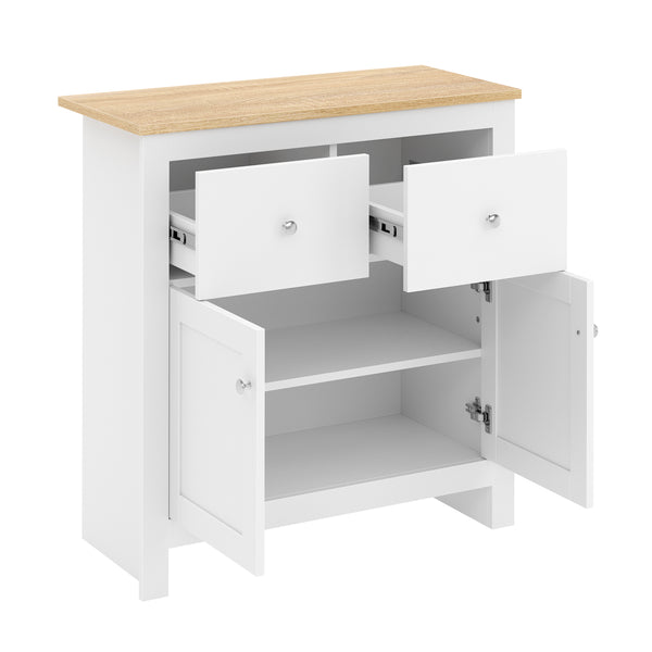 Sideboard ARLES 79 x 35 x 80 cm weiss