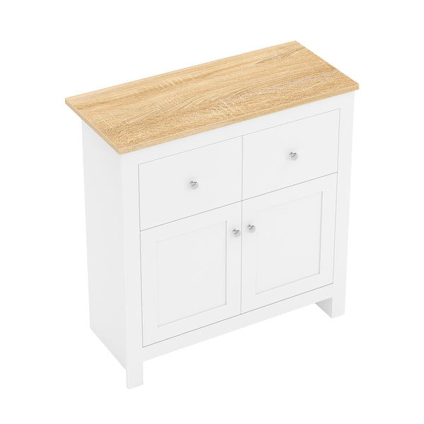 Sideboard ARLES 79 x 35 x 80 cm weiss