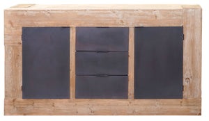Sideboard Anrichte, Tanne Holz rustikal massiv 90x160x45cm 67kg