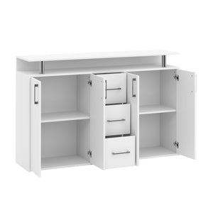 Sideboard BENNETT 139 x 90 cm weiss