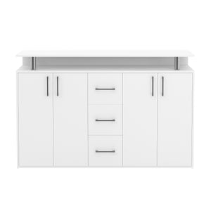 Sideboard BENNETT 139 x 90 cm weiss