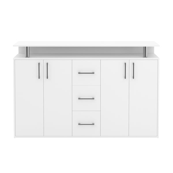 Sideboard BENNETT 139 x 90 cm weiss