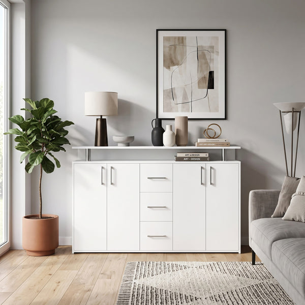 Sideboard BENNETT 139 x 90 cm weiss