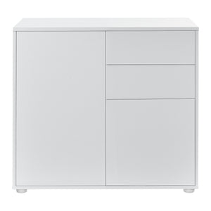 Sideboard Paarl 74x79x36cm mit Schubladen und Schranktüren Matt