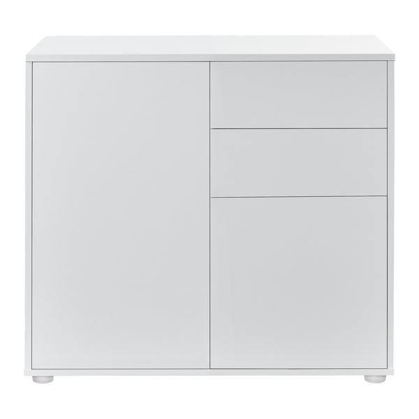 Sideboard Paarl 74x79x36cm mit Schubladen und Schranktüren Matt