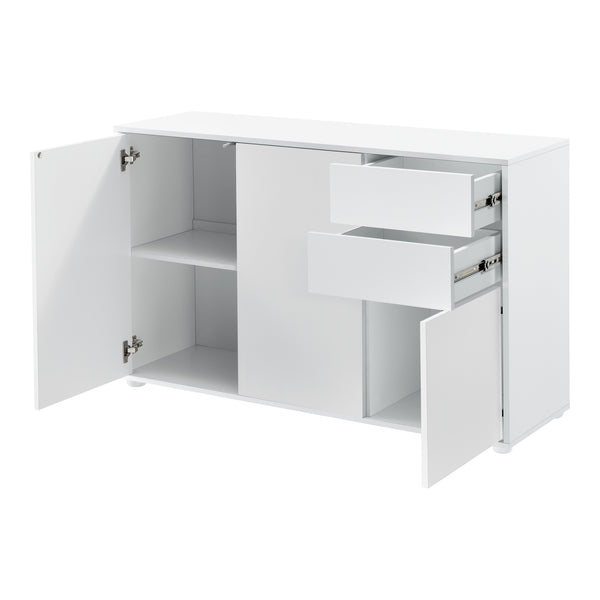 Sideboard Paarl 74x117x36cm mit 2 Schubladen und 3 Türen matt