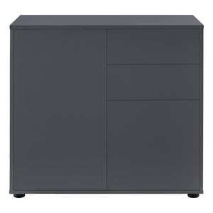 Sideboard Paarl 74x79x36cm mit 2 Schubladen und Schranktüren Matt