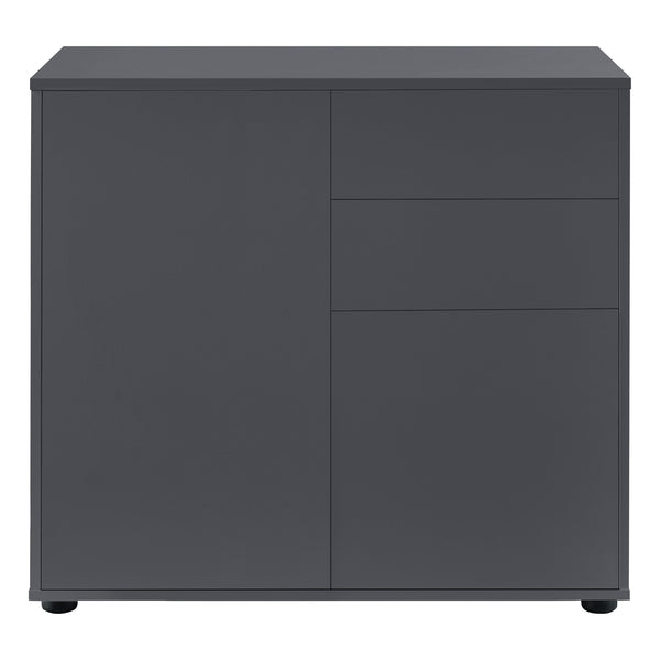 Sideboard Paarl 74x79x36cm mit 2 Schubladen und Schranktüren Matt