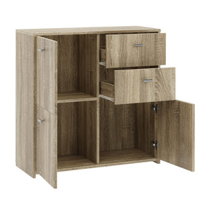 Sideboard DANTE 77 x 77 cm braun