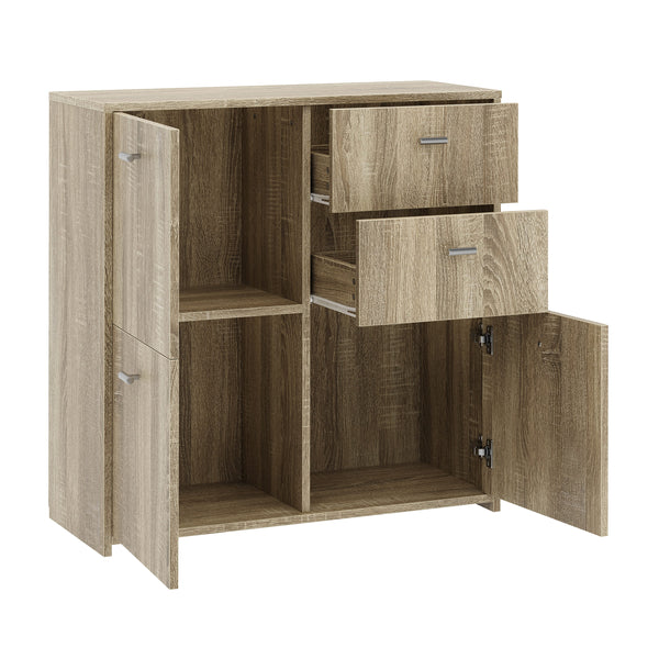 Sideboard DANTE 77 x 77 cm braun