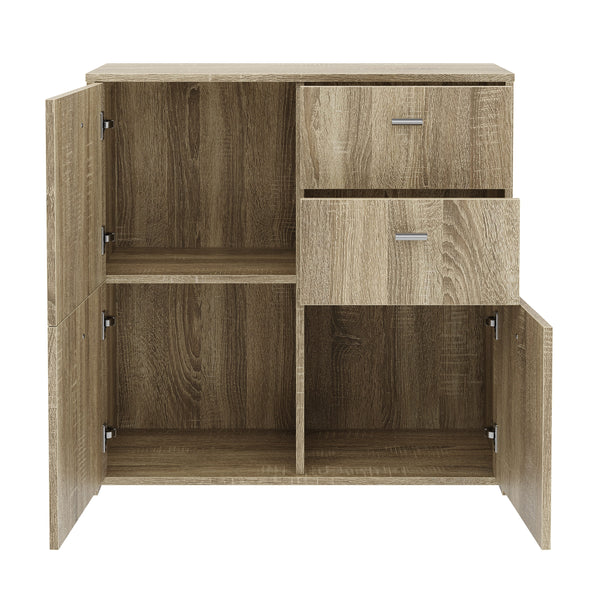 Sideboard DANTE 77 x 77 cm braun
