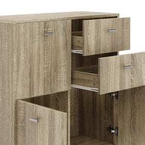 Sideboard DANTE 77 x 77 cm braun