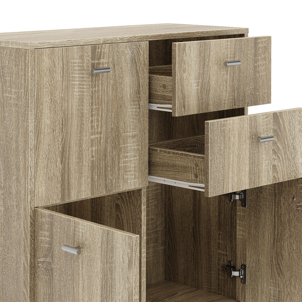 Sideboard DANTE 77 x 77 cm braun