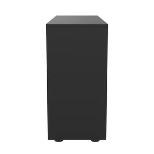 Sideboard GIDEON 117 x 72 cm schwarz
