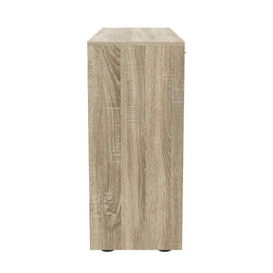 Sideboard GLEDIS 120 x 82 cm braun/weiss