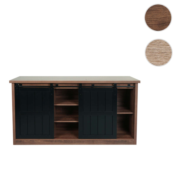 Sideboard JAM-K75 Highboard Regal Schiebetüre 84x150x40cm