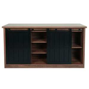 Sideboard JAM-K75 Highboard Regal Schiebetüre 84x150x40cm