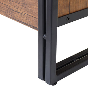 Sideboard Kommode Schrank 80x160x40cm Wildeiche-Optik