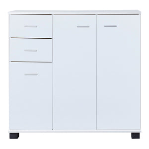 Schuhschrank Crimla 76x80x28cm Weiss