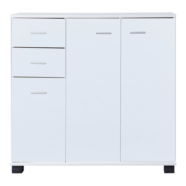 Schuhschrank Crimla 76x80x28cm Weiss
