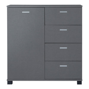 Döbritz shoe cabinet, 84x80x28cm, dark grey