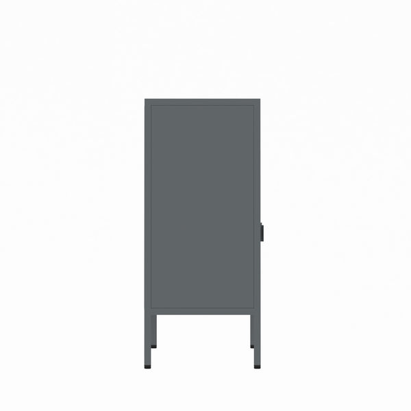 Sideboard Metall AMET 119 x 80 cm grau