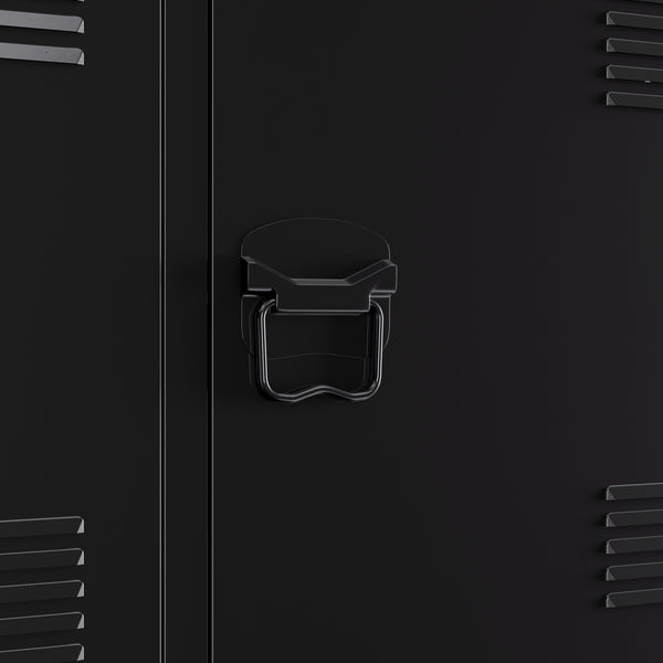 TV Möbel Metall ANTEY 120 x 58 cm schwarz