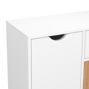 Cassettiera NORDIC 60 x 30 x 73 cm bianco/naturale
